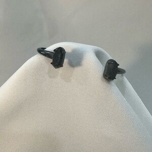 Kendra Scott Gunmetal Black Cuff Bracelet